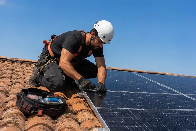 Maintenance et monitoring de panneaux solaires à Saint-Germain-de-Prinçay