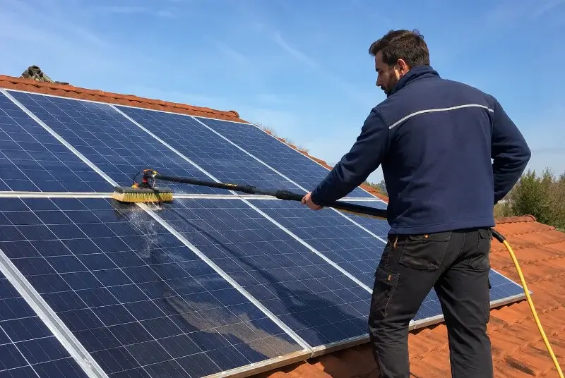 Nettoyage et entretien de panneaux solaires à Saint-Germain-de-Prinçay